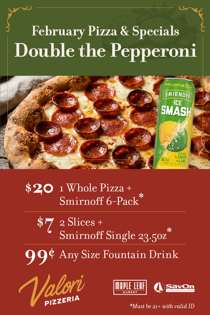 February Pizza Special