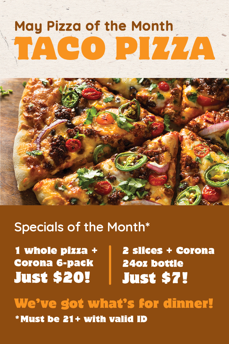 May Pizza Special