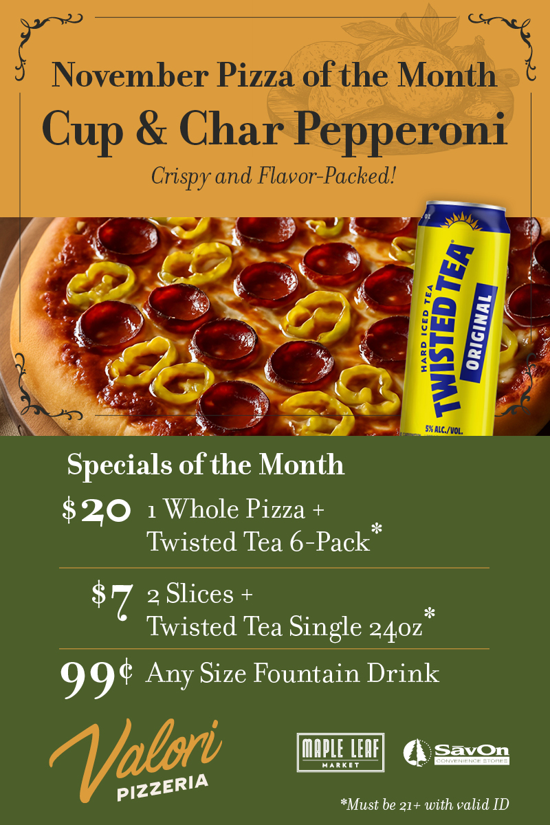 November Pizza Special