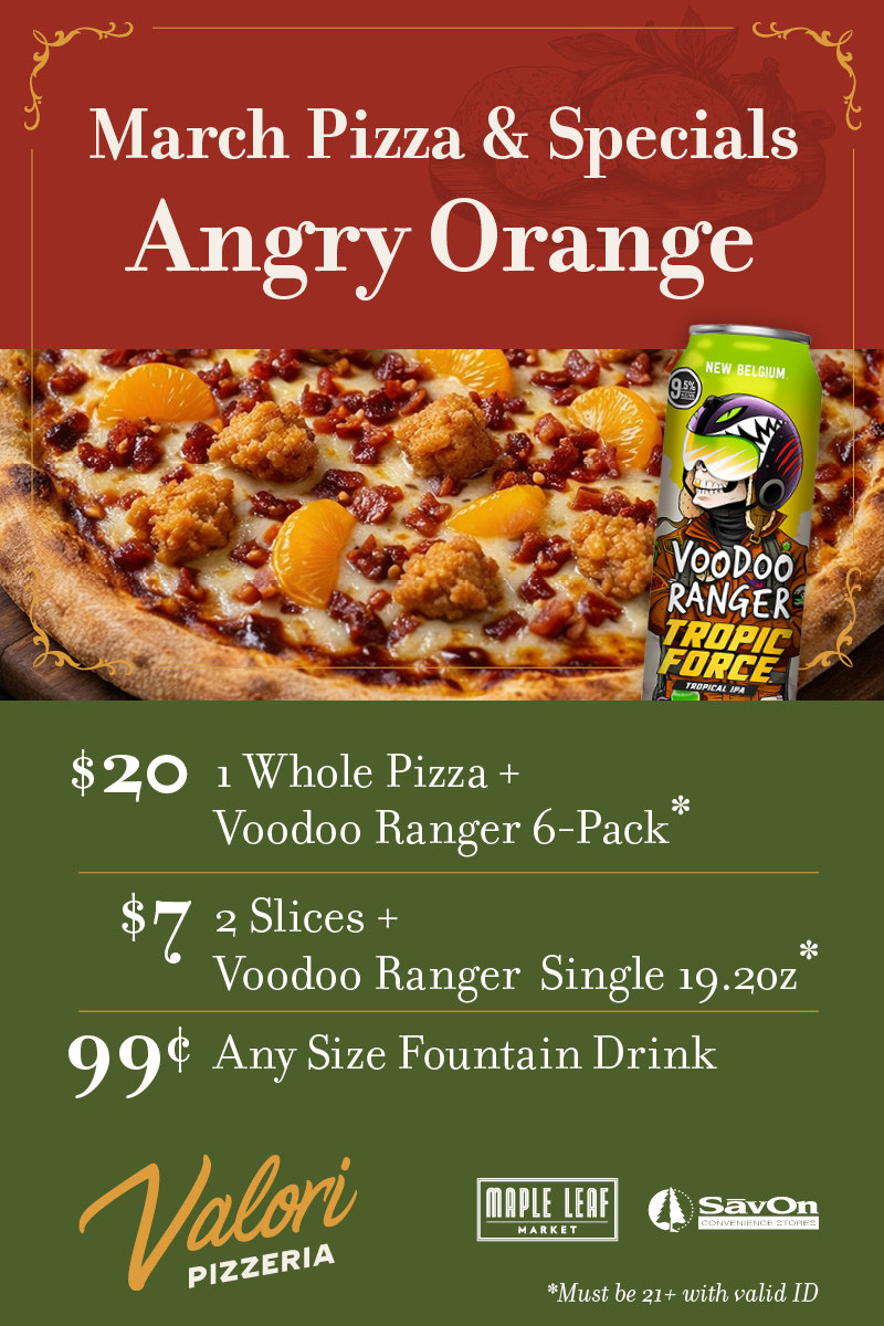 March Pizza Special