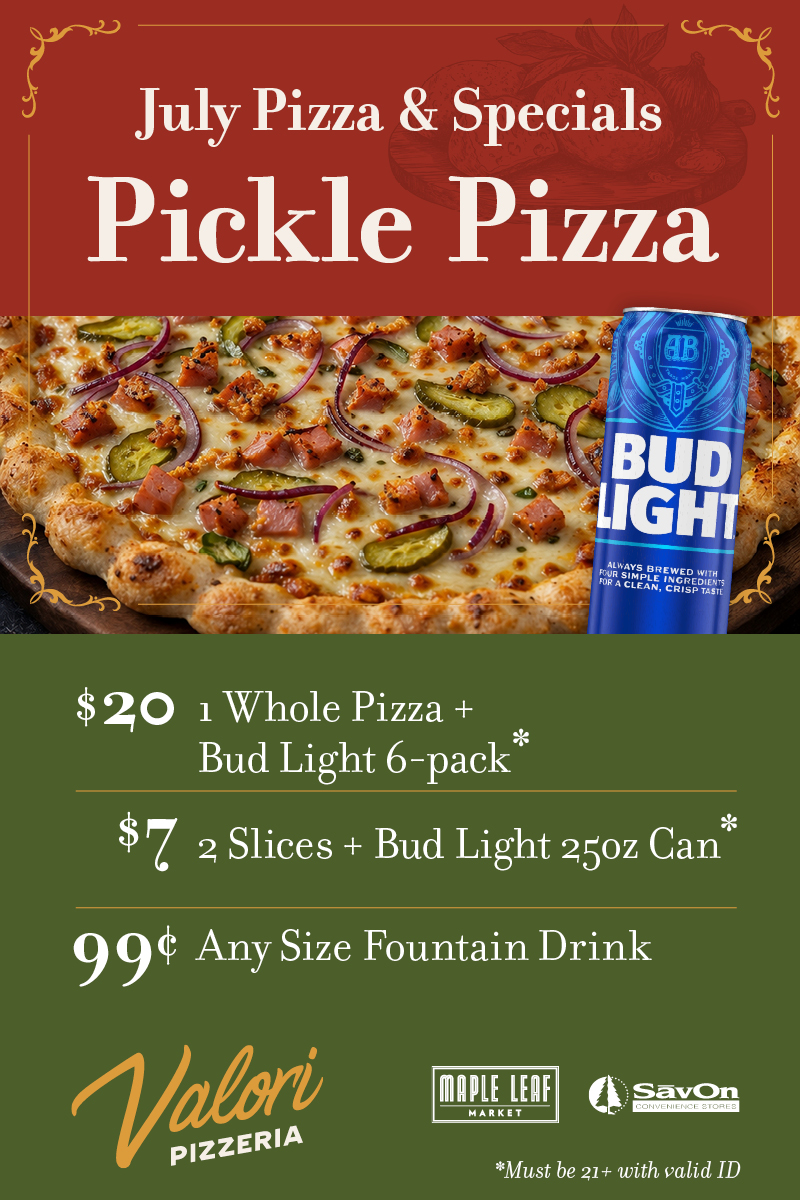 July Pizza Special